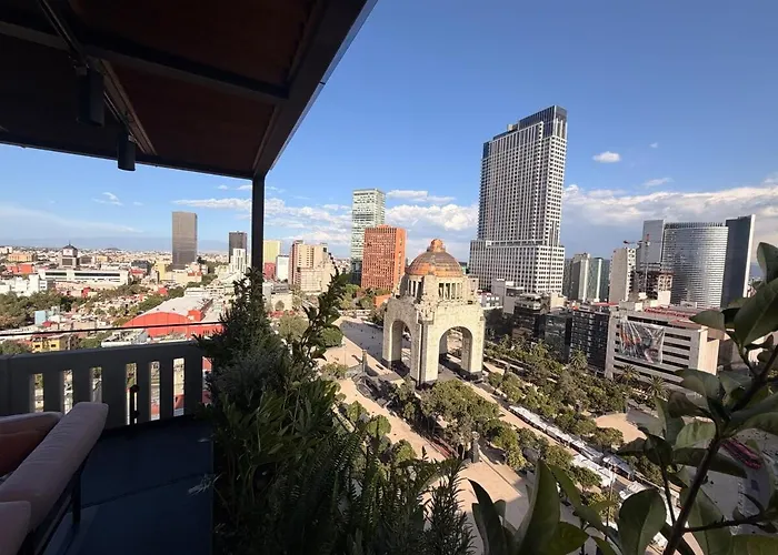 Luxury And View Of The Monument, Terrace & Coworking Apartamento